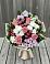 Букет цветов из: Альстромерии, Гвоздики, Розы и Хризантемы в Поселке совхоз имени Ленина