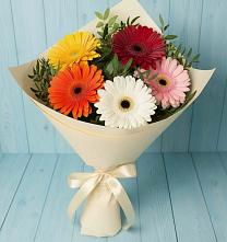 Букет цветов из:  Герберы в Поселке совхоз имени Ленина