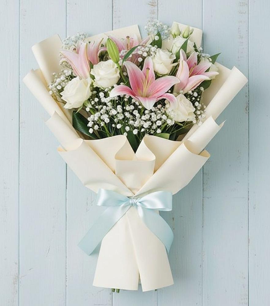 Букет цветов из: Лилии в Поселке совхоз имени Ленина