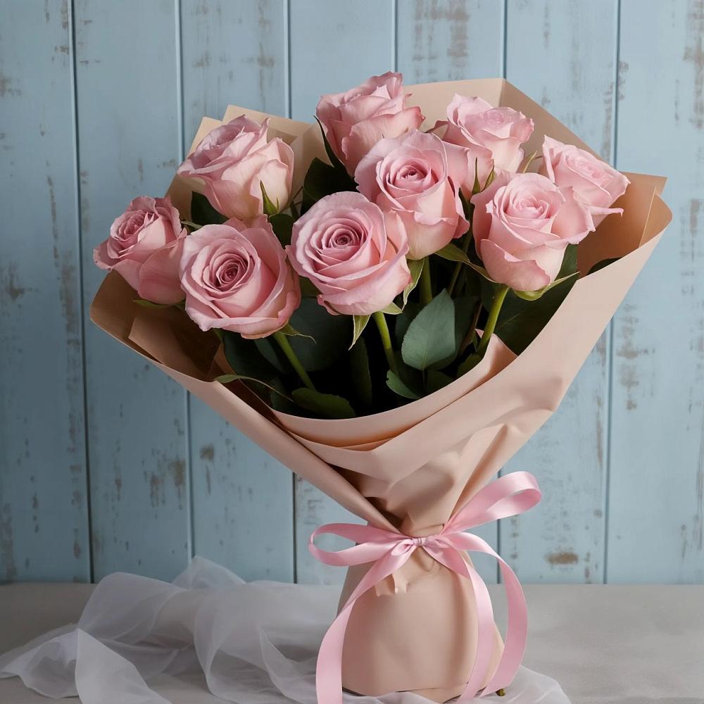 Букет цветов из: Розы в Поселке совхоз имени Ленина