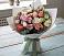 Букет цветов из: Розы, Лизиантусы и Гвоздики в Поселке совхоз имени Ленина