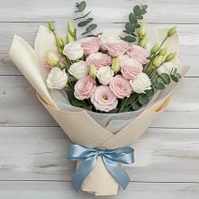 Букет цветов из:  Лизиантусы #REPLACE_PRED# Поселке совхоз имени Ленина