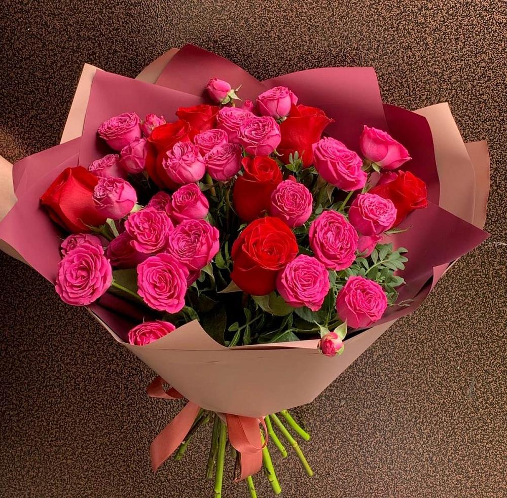 Букет В объятьях нежности в Поселке совхоз имени Ленина