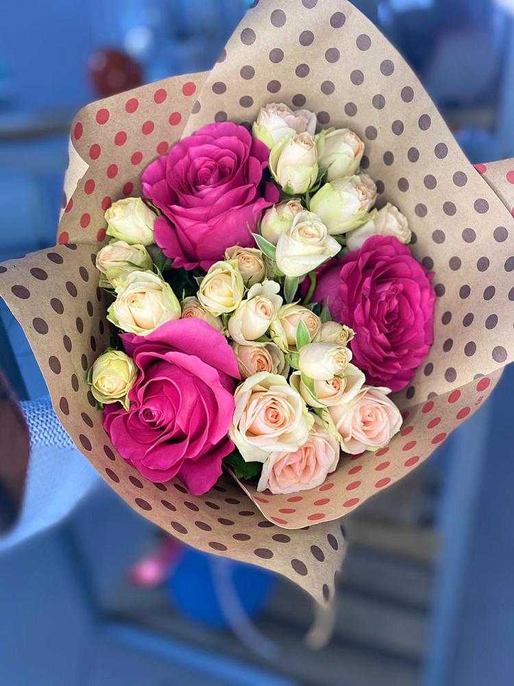 Букет цветов из: Розы в Поселке совхоз имени Ленина