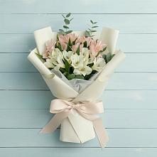 Букет цветов из:  Альстромерии в Поселке совхоз имени Ленина