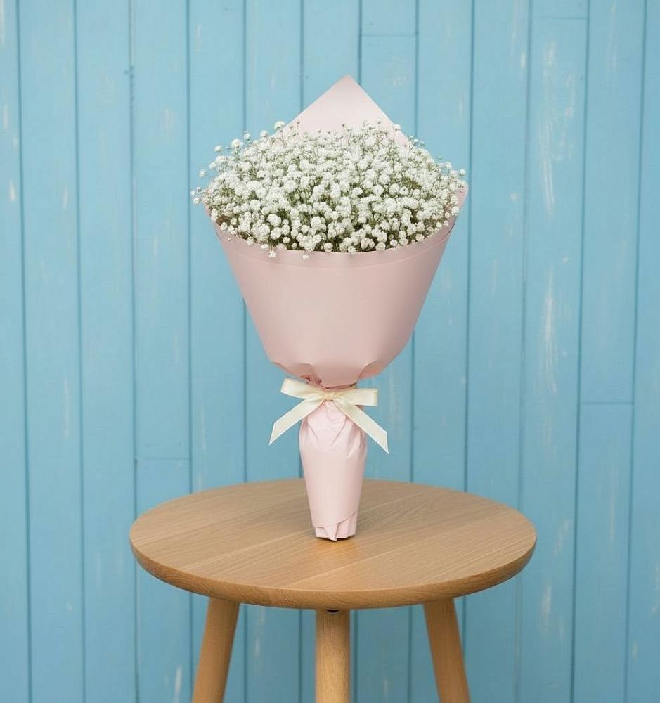 Букет цветов из: Гипсофила в Поселке совхоз имени Ленина