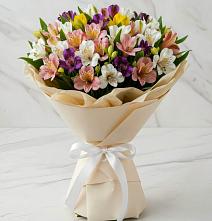 Букет цветов из:  Альстромерии в Поселке совхоз имени Ленина