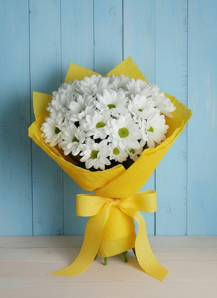 Букет цветов из: Хризантемы в Поселке совхоз имени Ленина