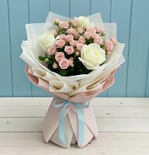 Букет цветов из:  Розы #REPLACE_PRED# Поселке совхоз имени Ленина