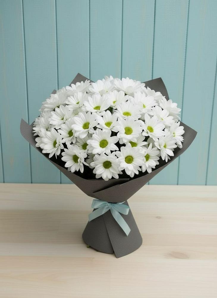 Букет цветов из: Хризантемы в Поселке совхоз имени Ленина