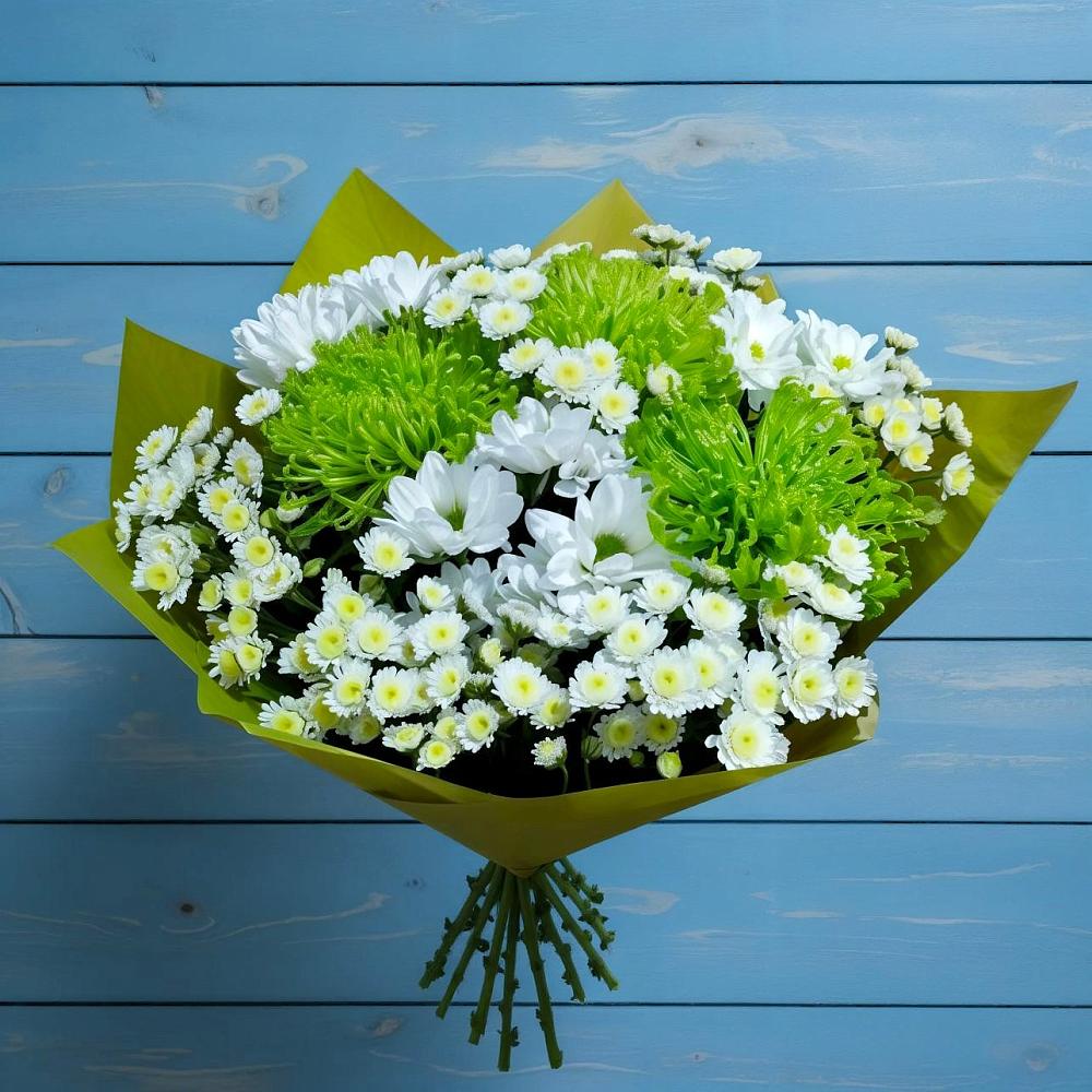 Букет цветов из: Хризантемы в Поселке совхоз имени Ленина