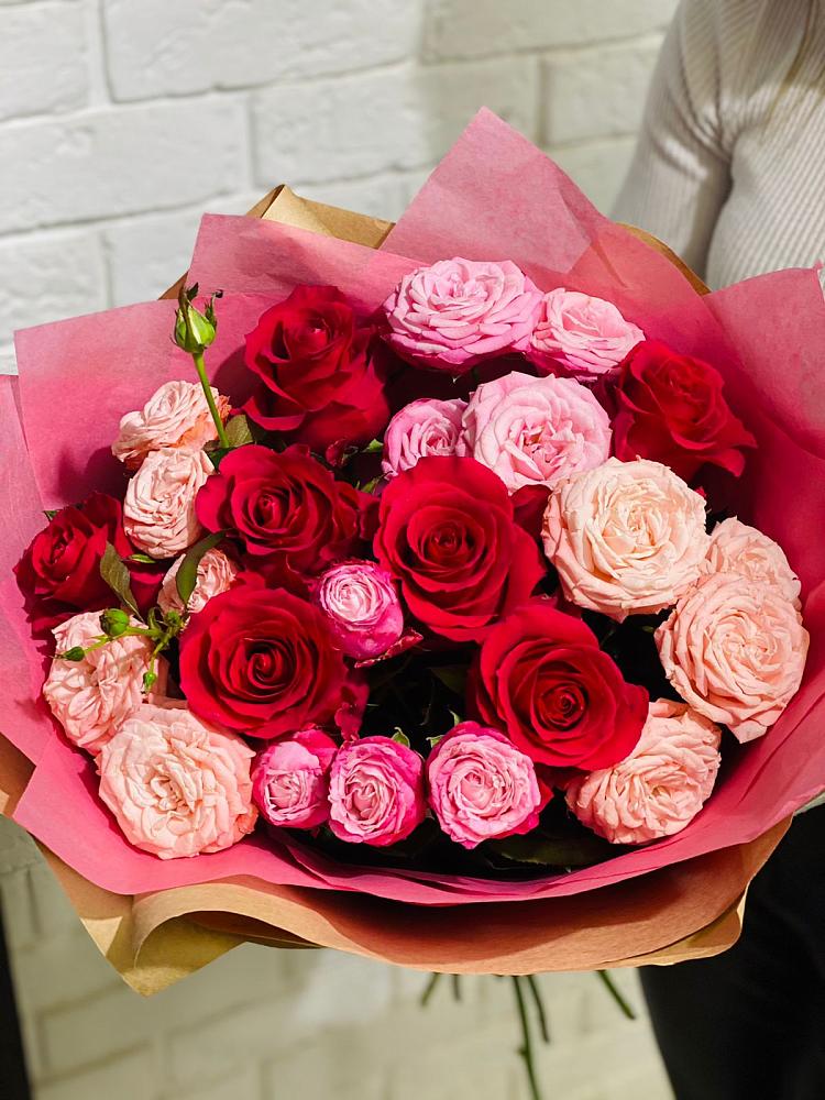 Букет цветов из: Розы в Поселке совхоз имени Ленина