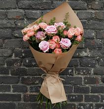Букет цветов из:  Розы #REPLACE_PRED# Поселке совхоз имени Ленина