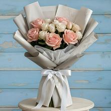 Букет цветов из:  Розы в Поселке совхоз имени Ленина