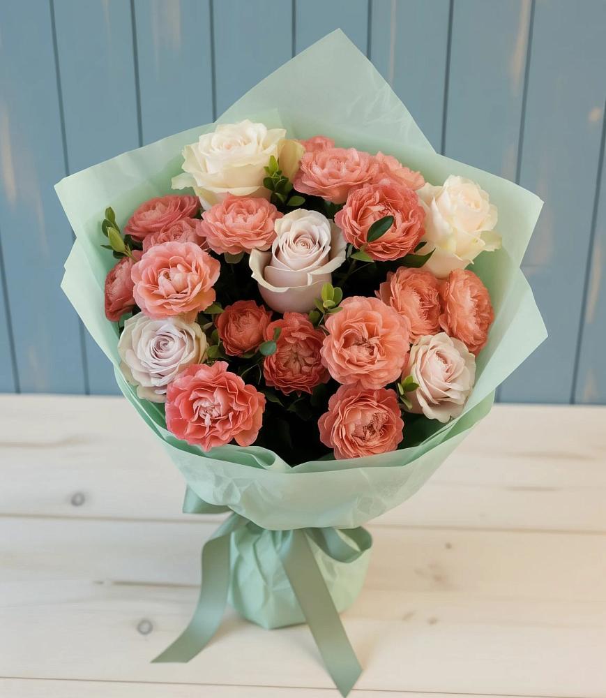 Букет цветов из: Розы в Поселке совхоз имени Ленина