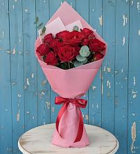 Букет цветов из:  Розы в Поселке совхоз имени Ленина