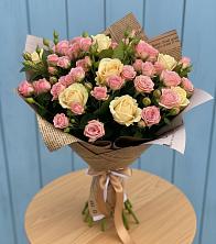 Букет цветов из:  Розы в Поселке совхоз имени Ленина