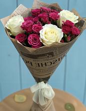 Букет цветов из:  Розы в Поселке совхоз имени Ленина
