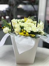 Цветочная композиция из Розы  в Поселке совхоз имени Ленина