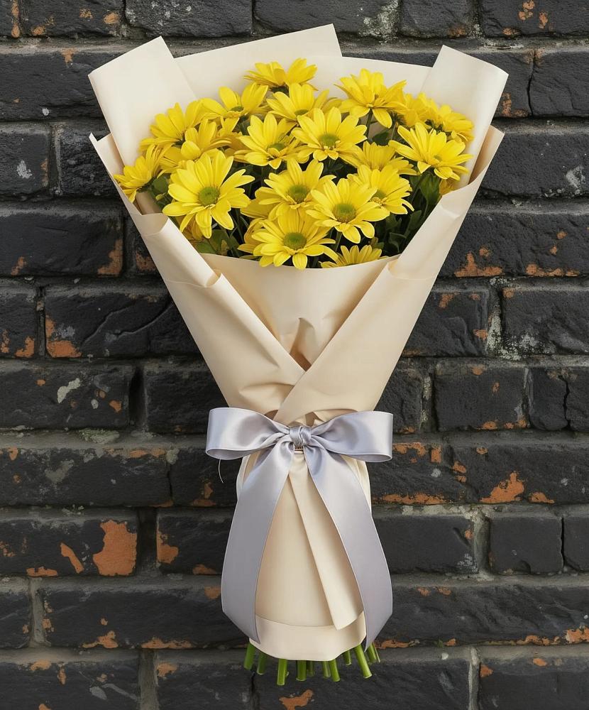 Букет цветов из: Хризантемы в Поселке совхоз имени Ленина