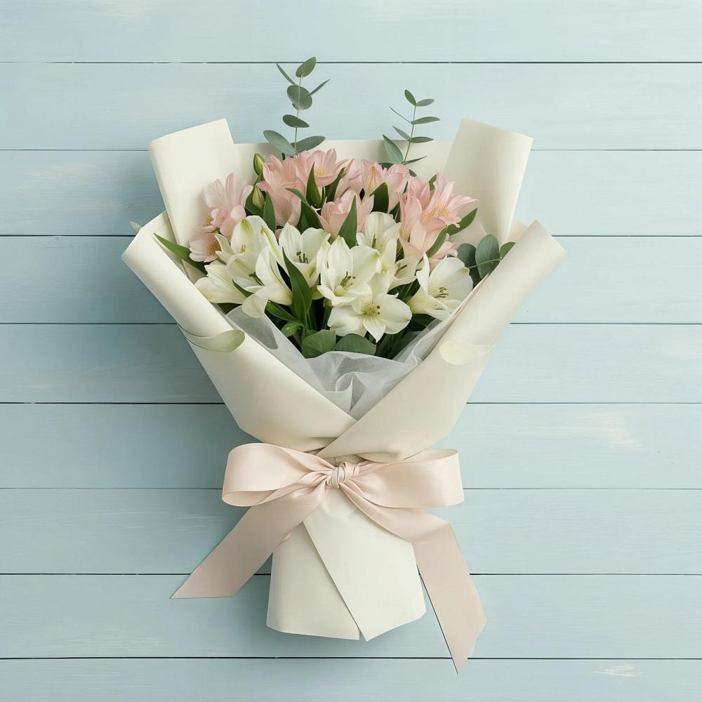 Букет цветов из: Альстромерии в Поселке совхоз имени Ленина