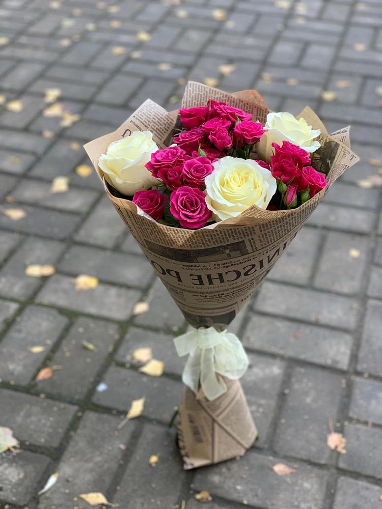 Букет цветов из: Розы в Поселке совхоз имени Ленина