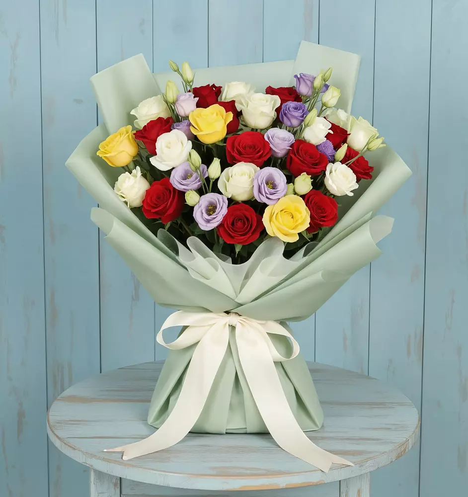 Букет цветов из: Розы в Поселке совхоз имени Ленина