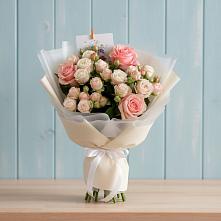 Букет цветов из:  Розы в Поселке совхоз имени Ленина
