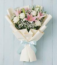 Букет цветов из:  Лилии в Поселке совхоз имени Ленина