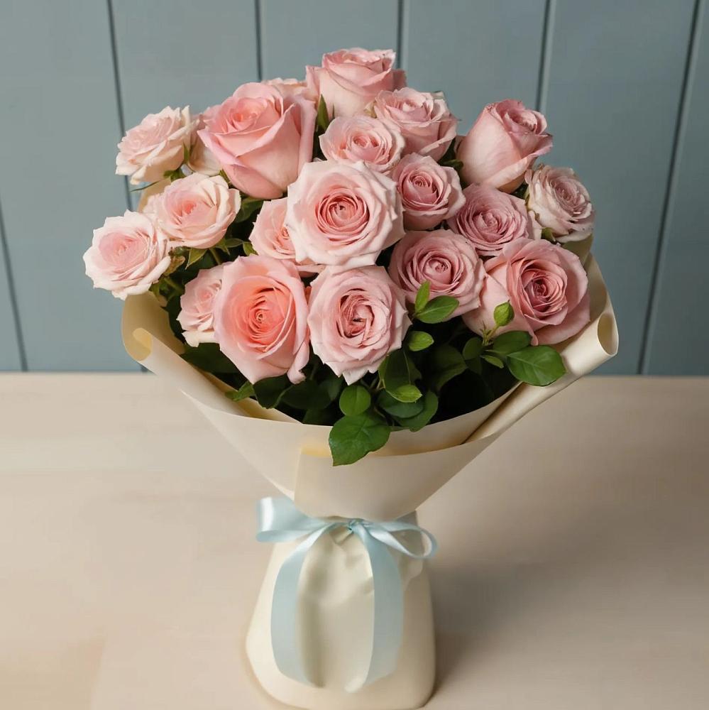 Букет Розовый шарм в Поселке совхоз имени Ленина