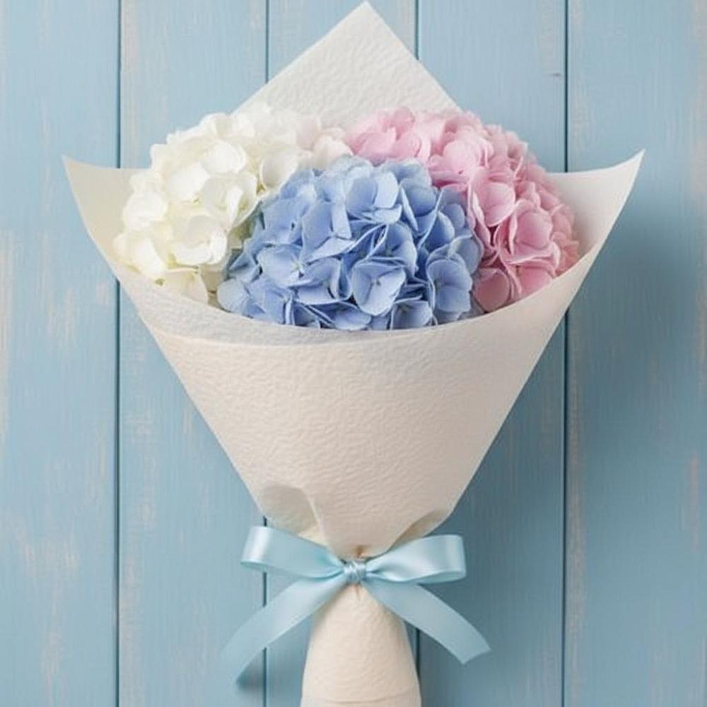 Букет цветов из: Гортензия в Поселке совхоз имени Ленина