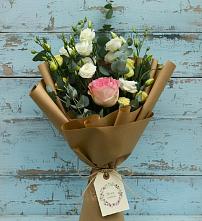 Букет цветов из:  Розы и Лизиантусы #REPLACE_PRED# Поселке совхоз имени Ленина